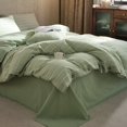 thumbnail image 3 of Zhuge Bed Sheets Set, Bedding Sheets Pillowcases Kit, Twin Bed Set, Hotel Bedding, Home Decor(Green), 3 of 5