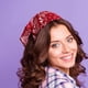 thumbnail image 5 of 4 diademas de moda, diademas de gasa, bandanas para mujeres, diademas bohemias, bandanas elásticas, envoltura para la cabeza, bufanda triangular para el cabello, accesorios para el cabello de moda, 5 of 6