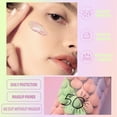 thumbnail image 4 of Rewenti 3-Color Correcting Face Primers Multi-Protection Isolation Cream Evens Tone Brightens Makeup Base Isolates Dirt Conceals Blemishes 40g, 4 of 9