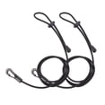 thumbnail image 1 of Pack of 2 Kayak Paddle Leash Rope Adjustable Fishing Pole Canoe Security Tie Lanyard Outside Water Sports Canoeing, 1 of 7