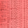 thumbnail image 1 of Ahgly Company Indoor Square Oriental Red Industrial Area Rugs, 5' Square, 1 of 4