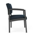 thumbnail image 4 of Chaise d'Invité Surdimensionnée en Acier Lenox / Acier Charbon / Bleu, 4 of 5