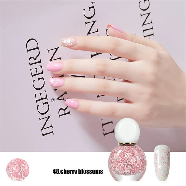 Esmalte de uñas, regalos para mujeres Esmalte de uñas mate Esmalte de uñas mate de secado rápido y blanqueador sin horneado de larga duración 12ML Pegatinas para uñas