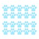 thumbnail image 1 of 20 piezas Pegatinas de huellas de perro Pegatinas de bañera de dibujos animados Calcomanías de prevención de resbalones Pasadores de bañera autoadhesivos (azul cielo), 1 of 6