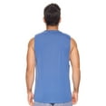 thumbnail image 3 of Expert Brand USA-Made Men's Siro Raw Edge Muscle Tee, Stone Blue, Medium, 3 of 5