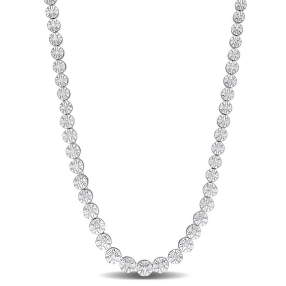 Everly Women's Diamond Sterling Silver Tennis Necklace