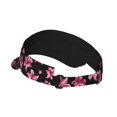 thumbnail image 2 of Daiia Lilies Flowers Pattern Sport Sun Visor Hats Visor Cap Adjustable Empty Top Baseball Cap Cotton Ball Caps for Women and Men, 2 of 7