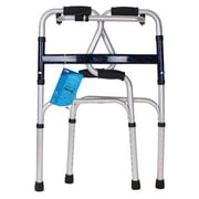 Carex Aluminium Uplift Folding Walker with Adjustable Height, 300 lb Weight Capacity