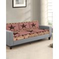 thumbnail image 2 of Country Star Farm Couch Cushion Covers Stretch, Washable Sofa Seat Covers Individual Seat Cushion Sofa Slipcovers Farmhouse Plaid Texas Vintage Fruit Couch Cover Furniture Protector M-1PCS, 2 of 7