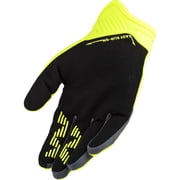 LS2 Bend Mens Touring Gloves, Hi-Visibility Yellow/Grey