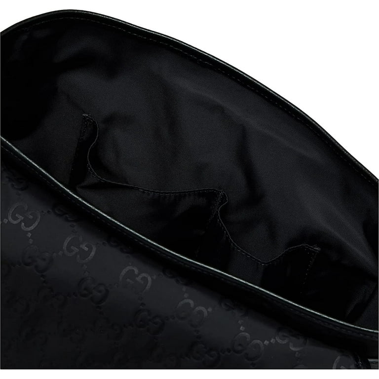 Gucci GG Logo Black Nylon Small Messenger Bag 510335 Gucci GG Logo Black Nylon Small Messenger Bag 510335
