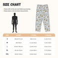 thumbnail image 4 of Lsque Cute Rabbit Hold Carrot Print Women's Pajama Pants, Lounge Pant - Comfortable Home Wear,Elastic Waistband, Stylish Design-X-Large, 4 of 9