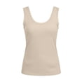 thumbnail image 4 of MEZZALL Women Lace Tank Tops Summer Solid Color Round Neck Casual Sleeveless Shirt Blouse For Daily Wear Fashionable Female Camisole, 4 of 4