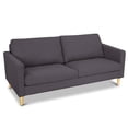 thumbnail image 1 of Costway Modern Fabric Couch Loveseat Sofa Lounge Sleeper Upholstered Bed, 1 of 10