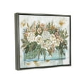 thumbnail image 3 of Country Floral Planter Arrangement Botanical & Floral Graphic Art Luster Gray Framed Art Print Wall Art, 3 of 6