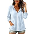 thumbnail image 2 of Neewe Hoodies for Women Sweatshirt Zip Up Hoodie Fall Fashion 2026 Trendy Long Sleeve Drawstring Winter Clothing Outfits, 2 of 7