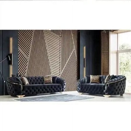 Factory direct sales of the latest design luxury sofa set purple fabric living room sofa for Hotel apartment