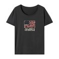 thumbnail image 1 of Camiseta para mujer de verano informal clásica con cuello redondo para uso diario en la calle y la oficina XL, 1 of 7