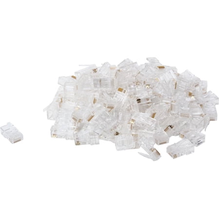 UPC: 0722868120934 | BELKIN R6G088-100 RJ-45 (m) Flat Cable Plug 100 Pack