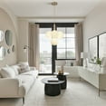 thumbnail image 5 of 29.5" Adjustable 4-Light French Chandelier - 5.9" Frosted Opal Glass Shades & Gold Wrought Iron | G9 x4 Bases with 4.7" Ceiling plate for Dining Room, 5 of 10