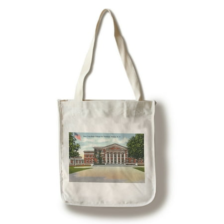 Albany, New York - Exterior View of NY State College for Teachers (100% Cotton Tote Bag -