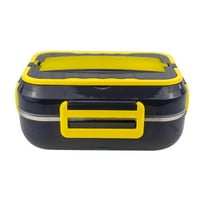 XMMSWDLA [40w Faster Heat] Electric Lunch Box for Car Truck Work Home, 12v 110v Food Warmer with 1.2l Removable Stainless Steel Container, Leak-Proof Portable Lunch Heater