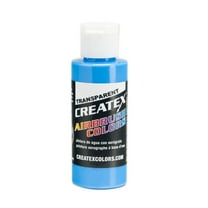 Createx Airbrush Color, Regular, 2 oz., Caribbean Blue