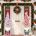 thumbnail image 2 of Merry Christmas Porch Banner Sign, 11.8"x70.87" Xmas Green Front Door Hanging Welcome Banner Flag, Holiday Party Decoration for Home Outdoor Yard Garage Wall, 2 of 6