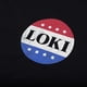 thumbnail image 3 of Loki - Camiseta Insignia de Votantes para Hombre (Negro, Blanco), 3 of 3