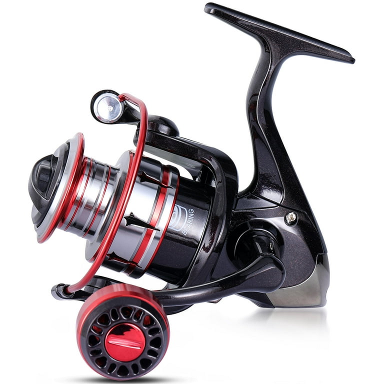 Sougayilang Spinning Reel 5.2:1 Gear Ratio High Speed Max Drag 12LB Metal  Fishing Reels 