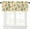 Valance-fruit-5, variant on Orange Lemon Valance Curtains, Vintage Colorful Rural Boho Summer Fresh Fruit Leaves Plaid Seamless Pattern Home Decor Short Window Treatments Drapes for Bedroom Living Room Kitchen 54x18in x1 Panel