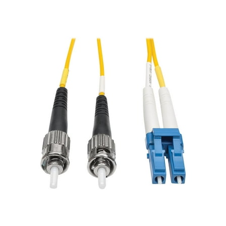 Eaton Tripp Lite Series Duplex Singlemode 9/125 Fiber Patch Cable LC/ST 20M 65 ft.