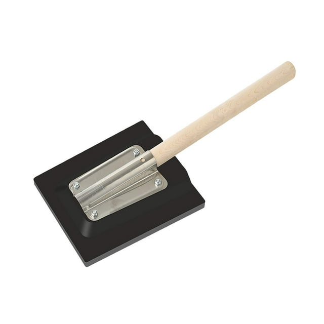 Bloque de golpeteo para pisos con mango de madera antideslizante, herramienta de construcción para aplanar baldosas, herramienta para pisos de goma