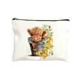 thumbnail image 2 of Highland Cow Travel Toiletry Bag, Waterproof Cosmetic Organizer Pouch, Portable Makeup Bag for Women, Hanging Wash Bag, Shower Caddy, Toiletries Bag for Travel Essentials, Gym, Camping, Vacation, 2 of 8