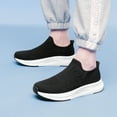 thumbnail image 4 of UUYOUNI Men's Slip on Walking Shoes Non Slip Gym Workout Shoes Breathable Mesh Walking Mens Sneakers, 4 of 10