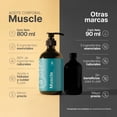 thumbnail image 3 of Aceite Corporal Para Masaje Relajante | 800 ml | Masaje Muscular | Más de 99% de Ingredientes Naturales | Muscle Massage Oil | B Life., 3 of 6