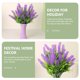 thumbnail image 2 of KAKOWELY 4 piezas de plantas de lavanda falsas con tallos de lavanda realistas, ramos de flores, arreglos florales decorativos, 2 of 4