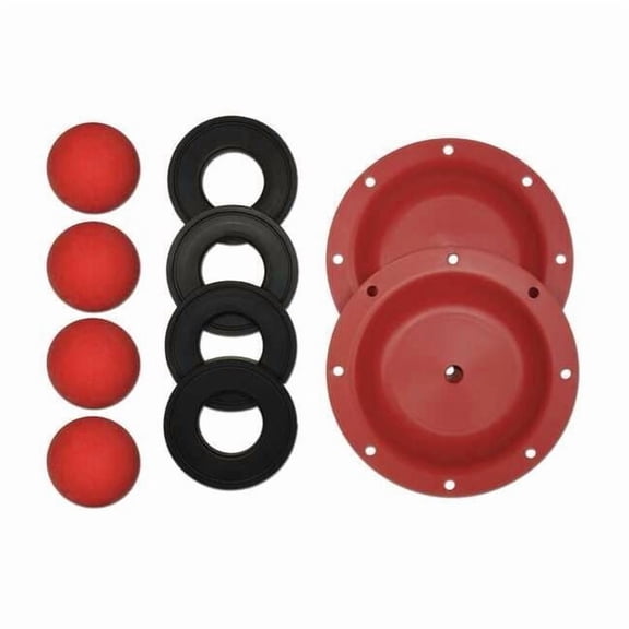 Sandpiper Repair Kit,Santoprene,Fluid,1/4 In Pump 476.117.354