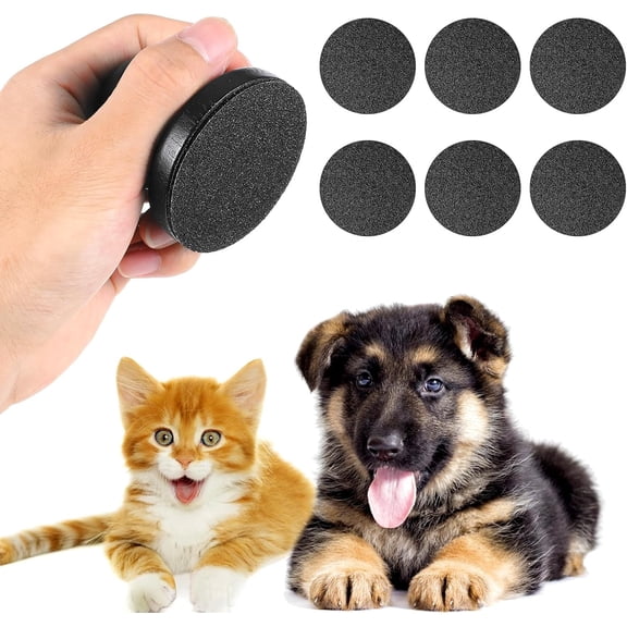 Dog Nail File For Dogs with 6Pcs Replaceable Sandpaper, Dog Scratch Pad for Stress-Free Nail Filing and Grooming for Dogs and Cats