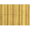 thumbnail image 1 of Ahgly Company Indoor Rectangle Abstract Brown Modern Area Rugs, 4' x 6', 1 of 4