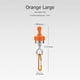 thumbnail image 2 of Colgadores de luz para tienda de campaña, gancho magnético multifuncional, colgador de Clip magnético (naranja) Likrtyny Para estrenar, 2 of 4