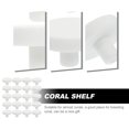 thumbnail image 3 of 20 Pcs Base de Support en Forme de T pour Aquarium Bouchons de Fragrance Corail Blanc, 3 of 9