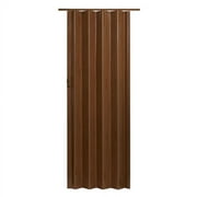 Homestyle Plaza PVC Folding Door Fits 36"wide x 80"high Cherry Wood Color