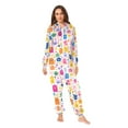 thumbnail image 4 of Adult Christmas Onesie Various Monsters Adult Zipper One-Piece Pajamas Unisex Pajamas with Pockets, 4 of 6