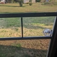 thumbnail image 3 of Clear Screen Door Slide Panel, 239061 Easy Installation Seamless Operating Replacement RV Screen Door Slider Panel with Push Down Knob Opener for Motorhome, 3 of 7