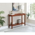thumbnail image 1 of Convenience Concepts Ledgewood Console Table with Shelf in Warm Cherry Wood, 1 of 5