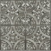 InHome Chelsea Silver Peel & Stick Tin Tiles