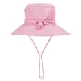 thumbnail image 2 of HECCEI Infant Sun Hat with UPF 50+ Sun Protection Hat, 0-6 Months, Pink, 2 of 8