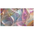 thumbnail image 2 of Abstract Waves Curves 3 Ring Binders 1.5 inch Hardcover File Folders with Interior Pockets A4 Size Organizer for School Office Hospital Set of 2, 2 of 8