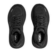 Hoka Womens Bondi 9 Sneaker, Black/Black, 9